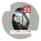 Light Grey Suede Mat Board for 12x18 Frames - Oval Opening for 11x16 Photos